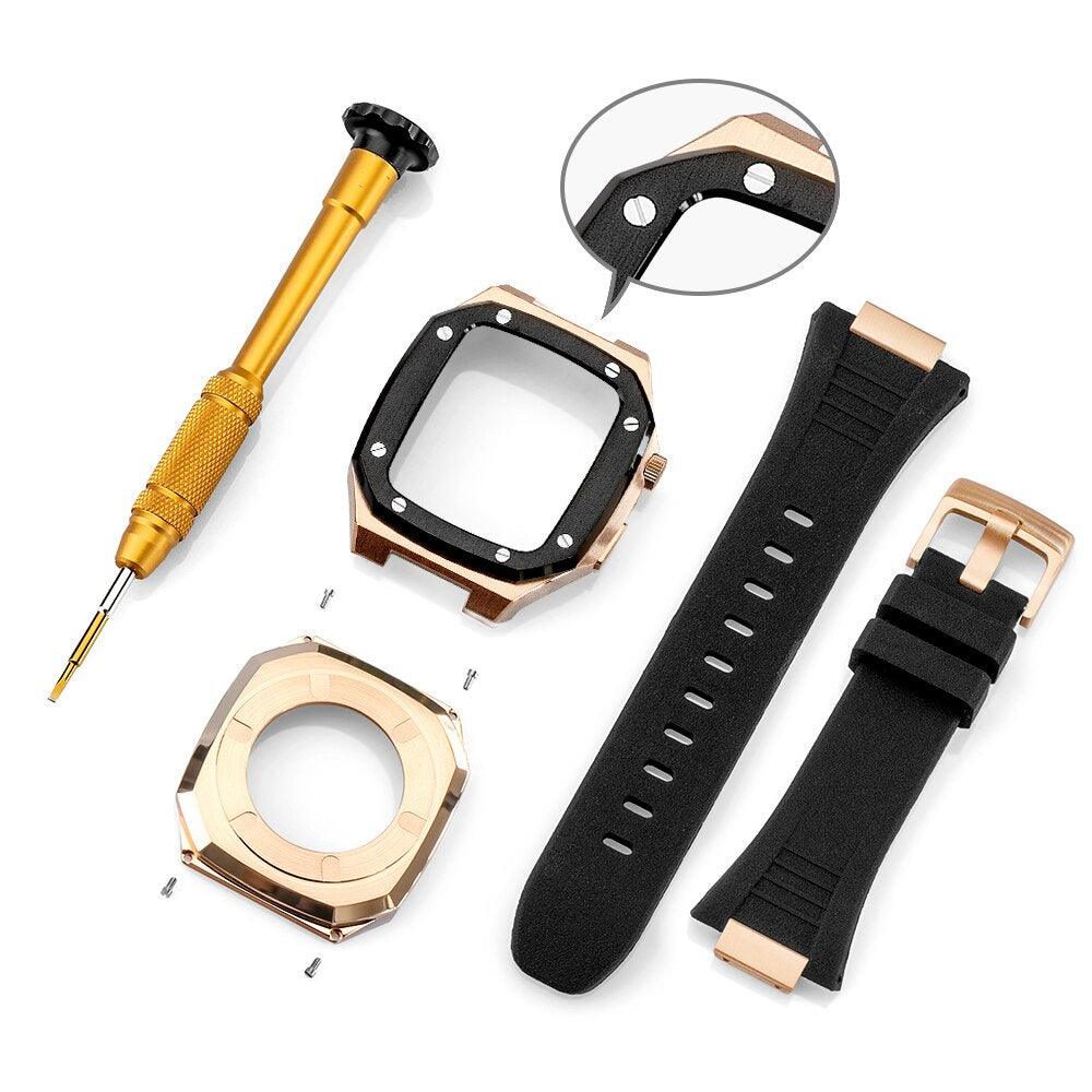 The Manuel 8 Screws Luxury Apple Watch Cases Kit - Viva Timepiece