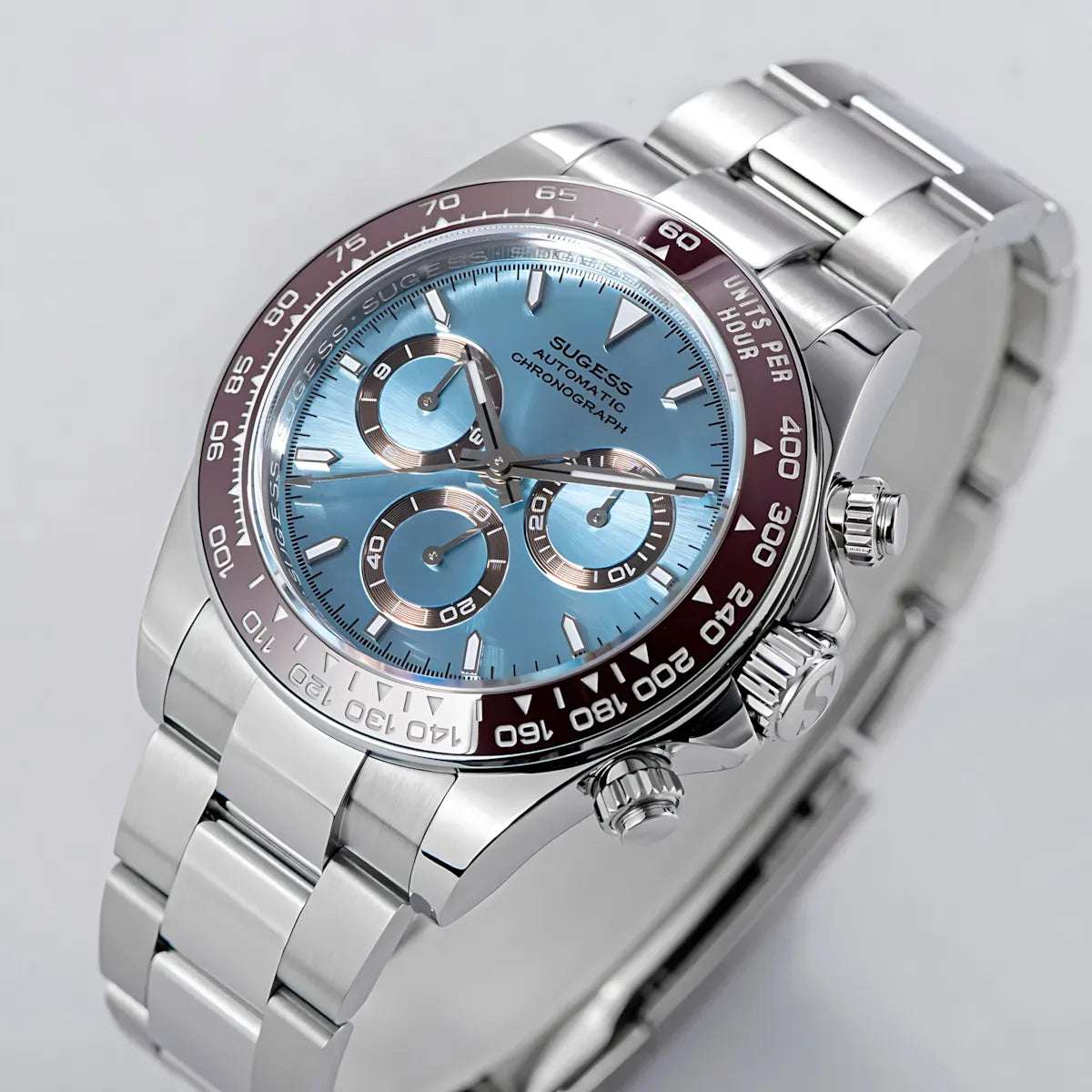 Sugess 39 Daytona Chronograph Ceramic Bezel Premium Homage Watches Watches - Sugess