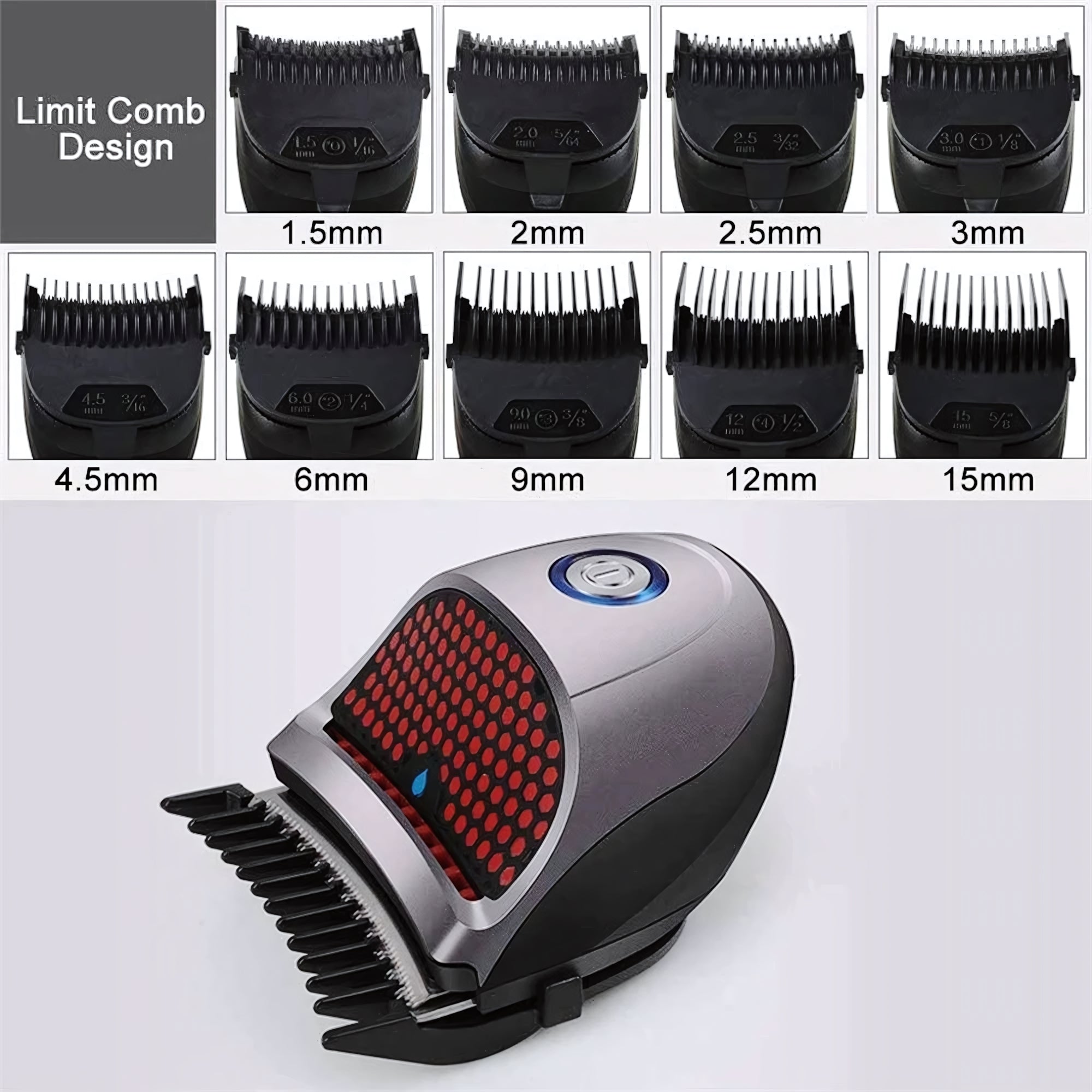 Pro Electric Home Fade Cordless Hair Clipper Waterproof Beard Trimmer MLG    - 