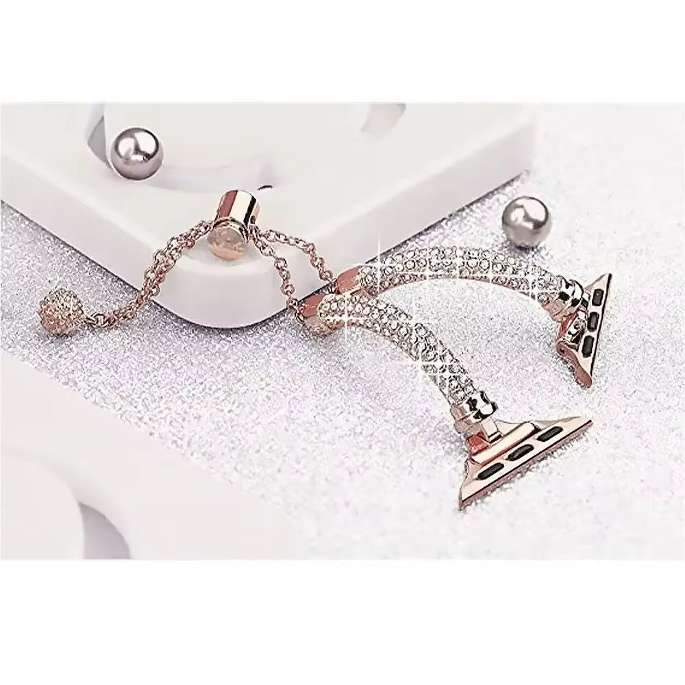 Luxury Rhinestone Bling Bangle Apple Watch Band