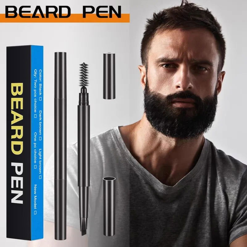 Beard Coloring Filling Mascara, Beard Pen Brush Moustache - Viva Timepiece -  - 