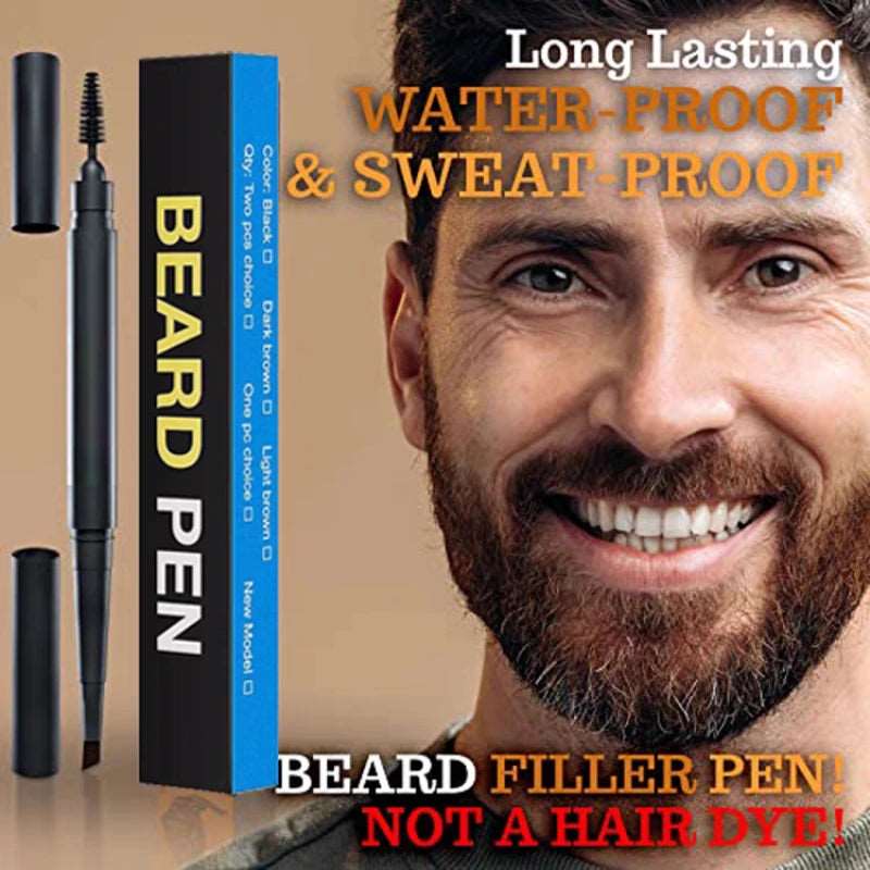 Beard Coloring Filling Mascara, Beard Pen Brush Moustache - Viva Timepiece -  - 