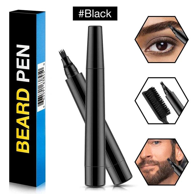 Beard Coloring Filling Mascara, Beard Pen Brush Moustache - Viva Timepiece -  - 