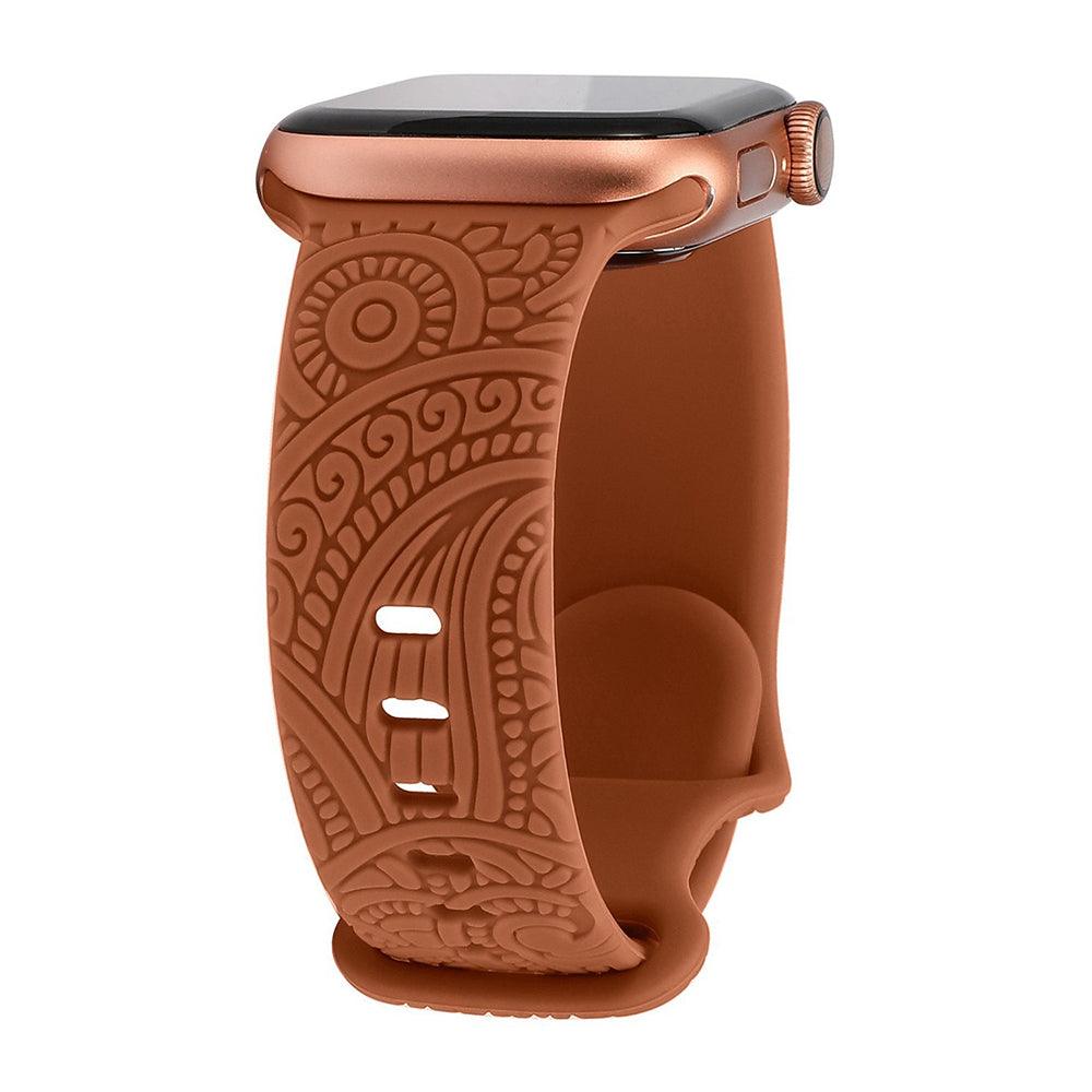 Creative Engraved Floral Bands for Apple Watch - Viva Timepiece -  - 