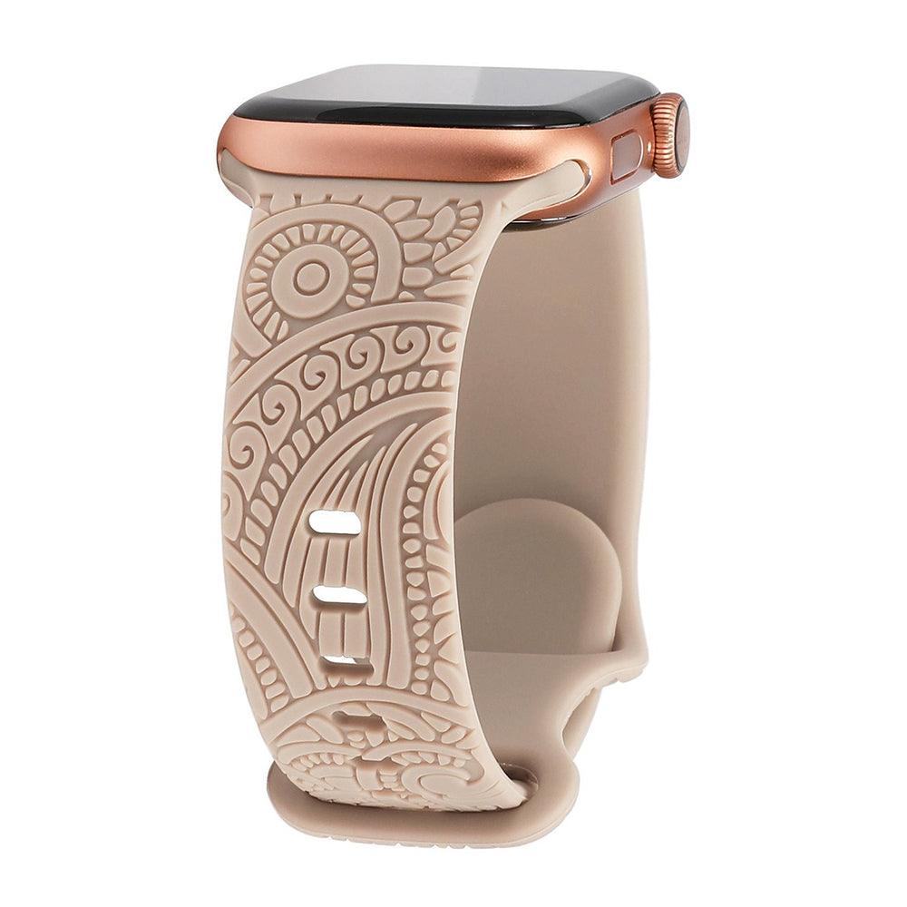 Creative Engraved Floral Bands for Apple Watch - Viva Timepiece -  - 