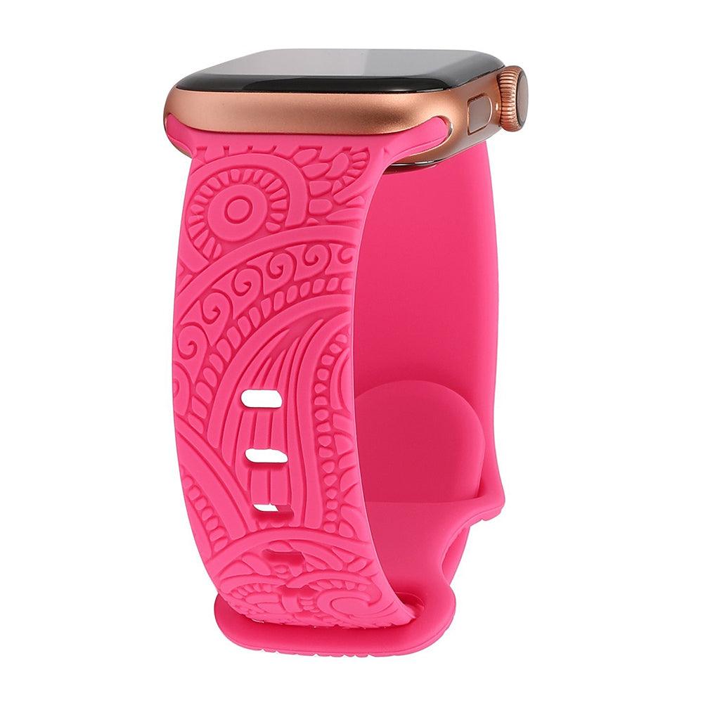 Creative Engraved Floral Bands for Apple Watch - Viva Timepiece -  - 