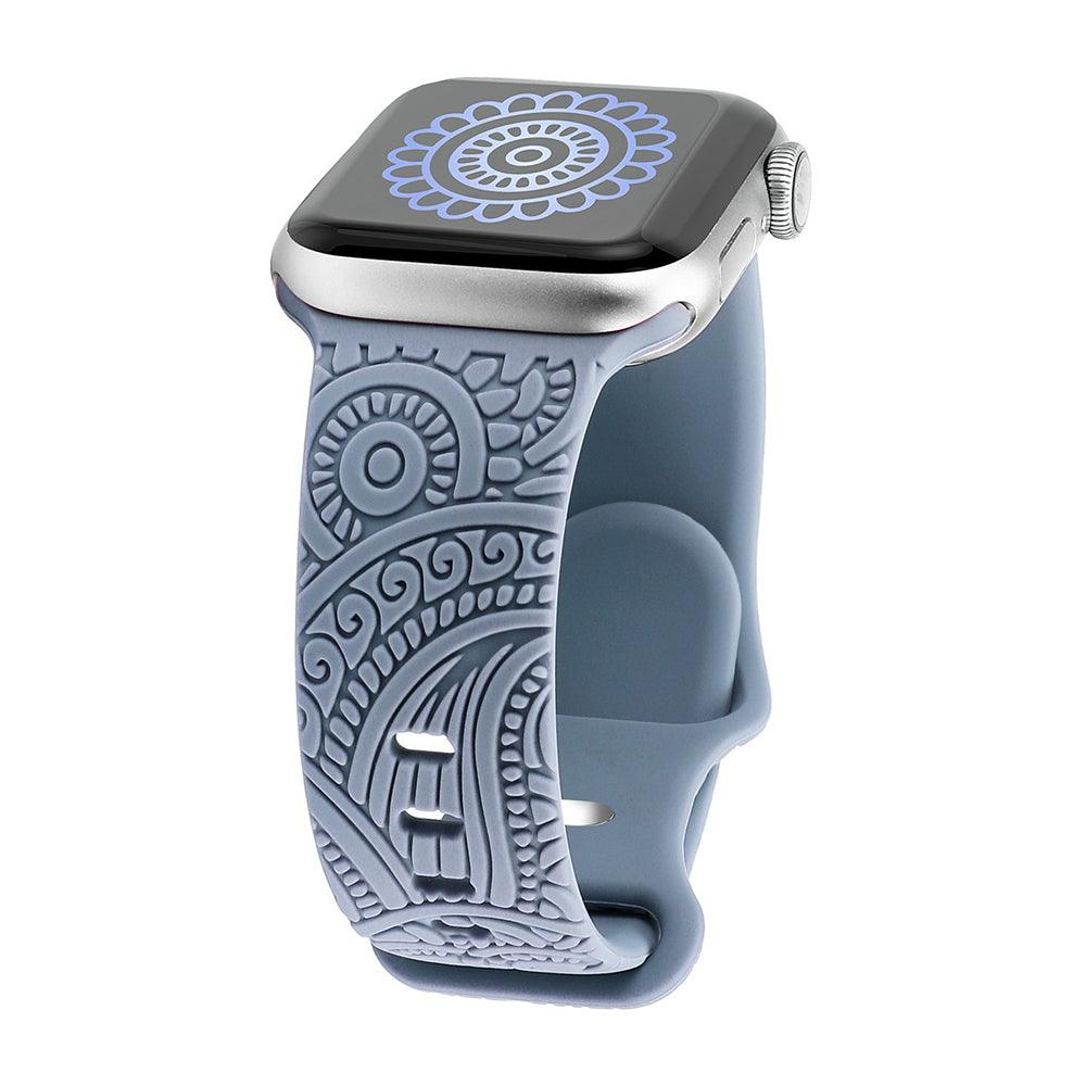 Creative Engraved Floral Bands for Apple Watch - Viva Timepiece -  - 