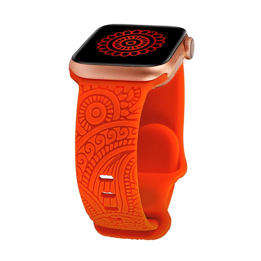 Creative Engraved Floral Bands for Apple Watch - Viva Timepiece -  - 