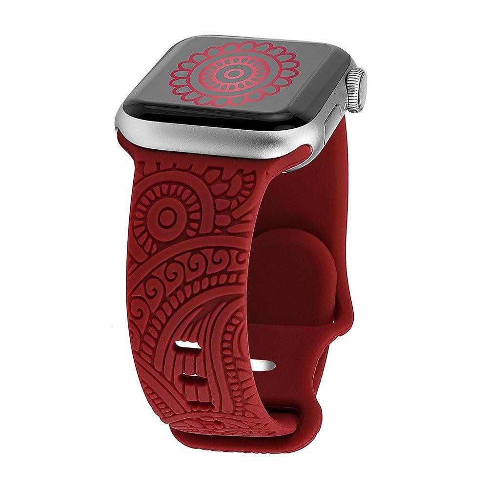 Creative Engraved Floral Bands for Apple Watch - Viva Timepiece -  - 