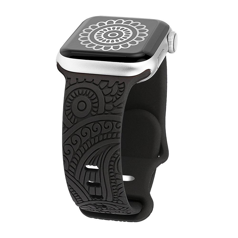 Creative Engraved Floral Bands for Apple Watch - Viva Timepiece -  - 