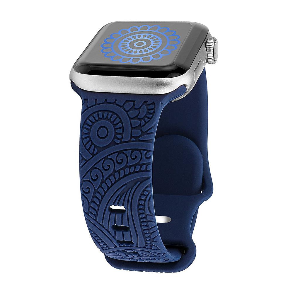 Creative Engraved Floral Bands for Apple Watch - Viva Timepiece -  - 