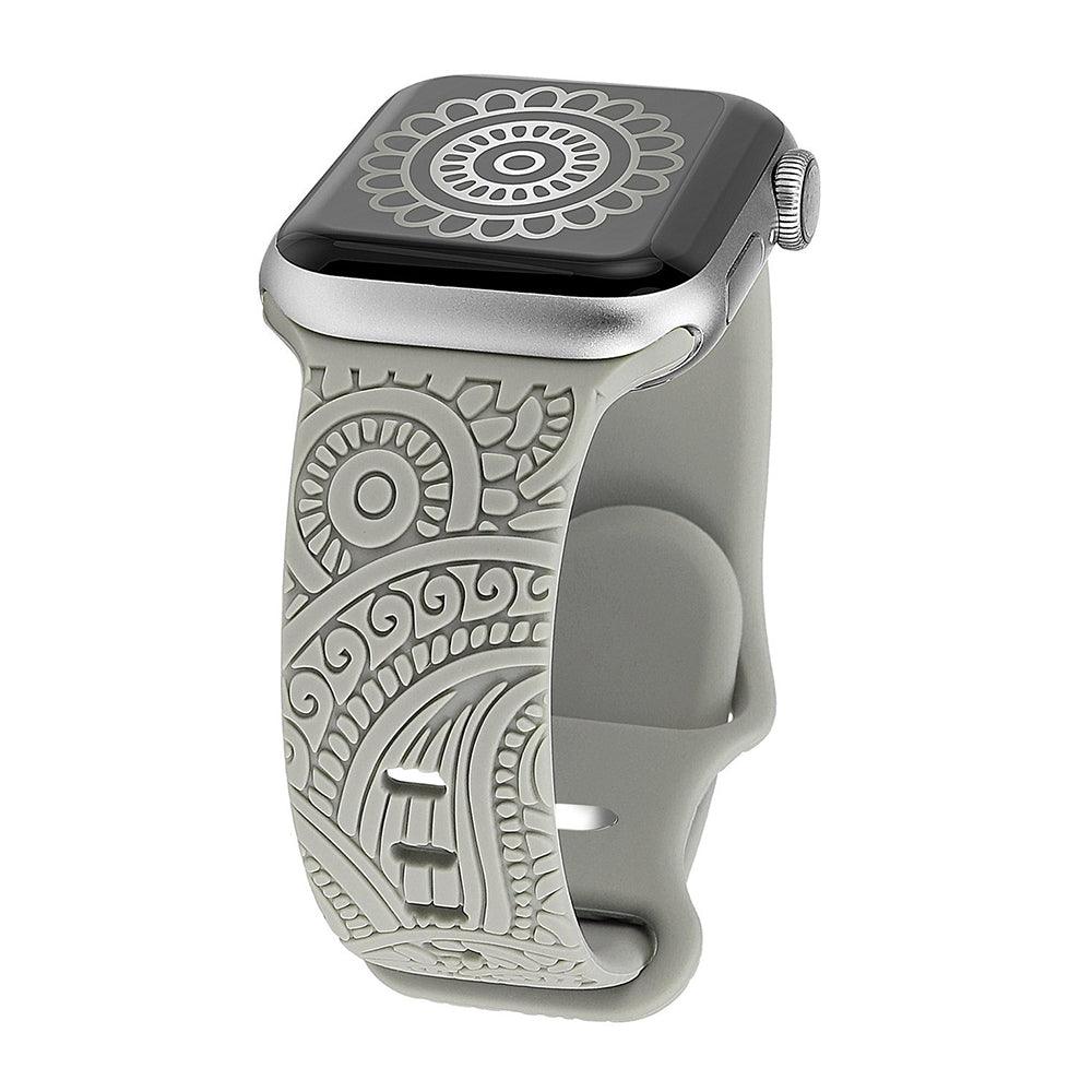 Creative Engraved Floral Bands for Apple Watch - Viva Timepiece -  - 