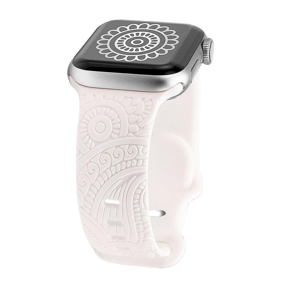 Creative Engraved Floral Bands for Apple Watch - Viva Timepiece -  - 