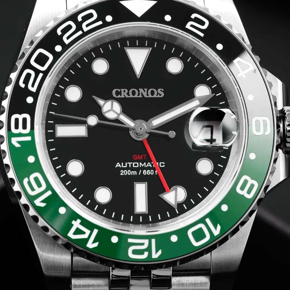 Cronos GMT Master II Full Lume Homage Watches - Viva Timepiece -  - 