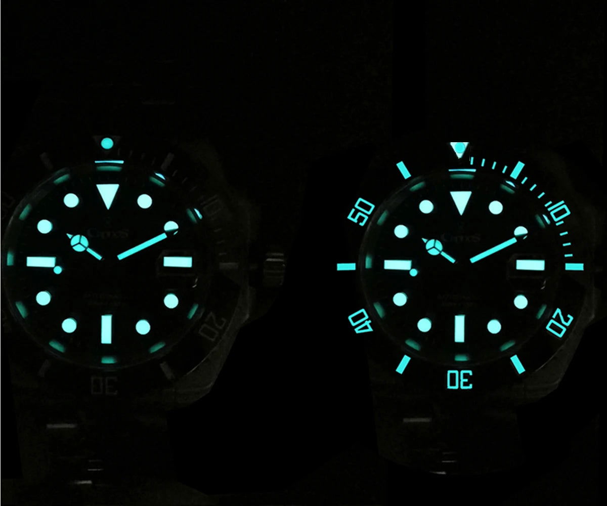 Cronos Submariner No Date Full Lume Luxury Homage Watches - Viva Timepiece -  - 