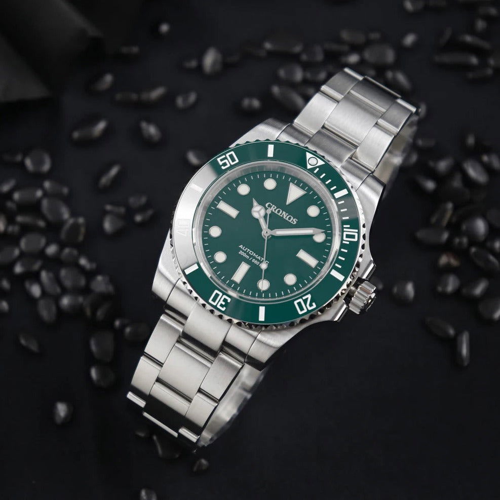 Cronos Submariner No Date Full Lume Luxury Homage Watches - Viva Timepiece -  - 