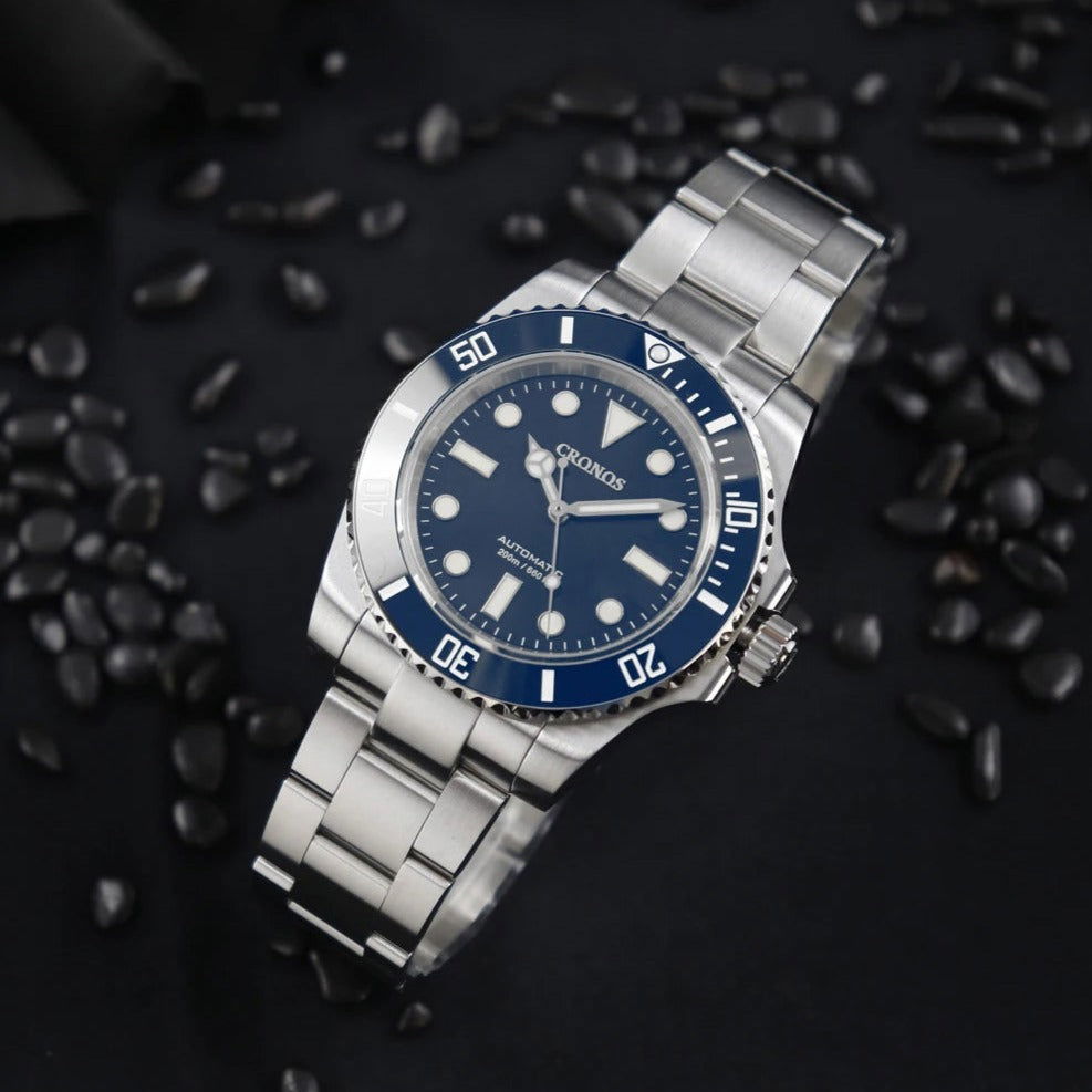 Cronos Submariner No Date Full Lume Luxury Homage Watches - Viva Timepiece -  - 