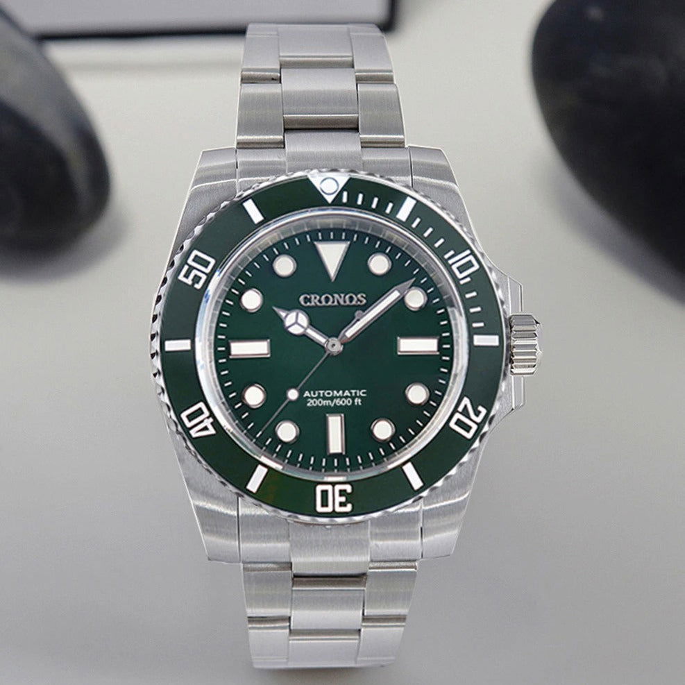 Cronos Submariner No Date Full Lume Luxury Homage Watches - Viva Timepiece -  - 