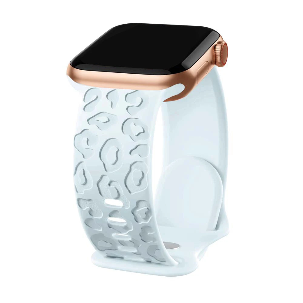 Engraved Cheetah Sports Loop Correa Strap Apple Watch Bands - Viva Timepiece -  - 