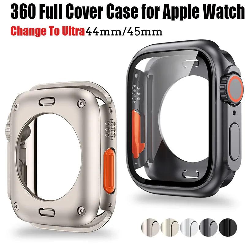 Full Protector Case Change To Ultra for Apple Watch 44/45 - Viva Timepiece -  - 