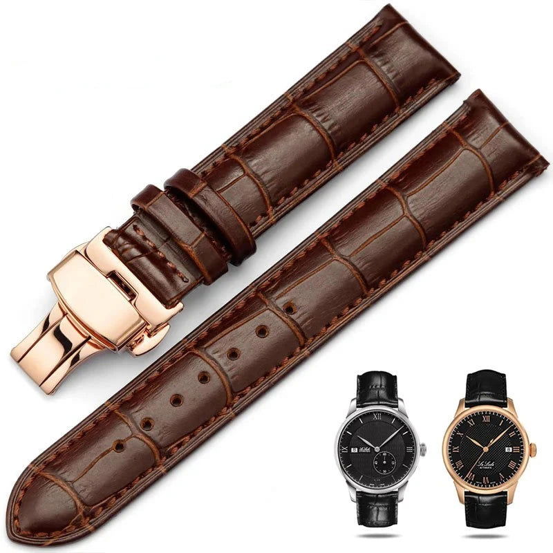 Genuine Leather Strap Universal Replacement Watch Bands - Viva Timepiece -  - 