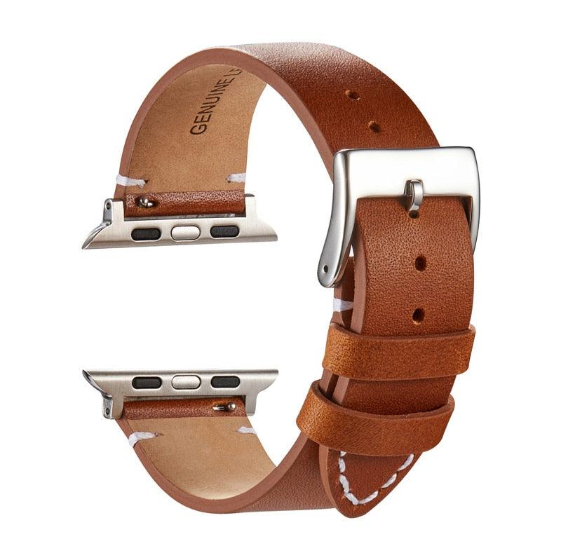 Genuine Leather Strap for Apple Watch Bands - Viva Timepiece -  - 