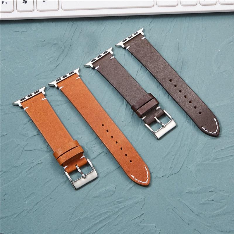 Genuine Leather Strap for Apple Watch Bands - Viva Timepiece -  - 