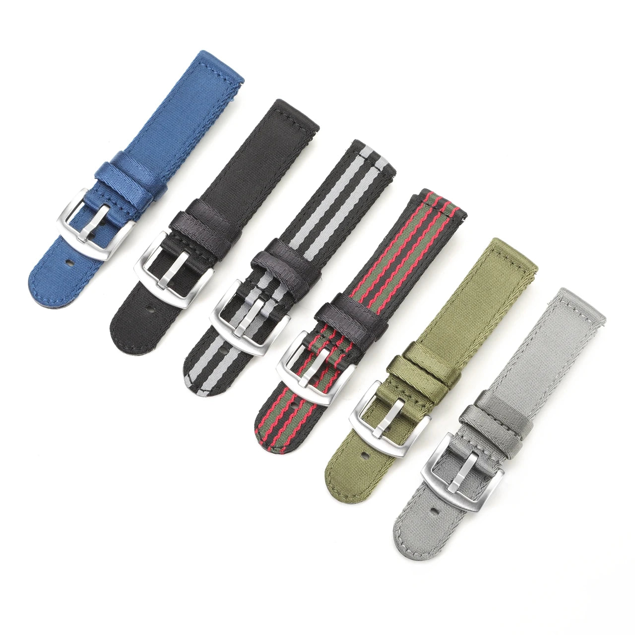 Premium Smooth Nylon Strap Quick Release Replacement Watch Bands Viva Timepiece    - 