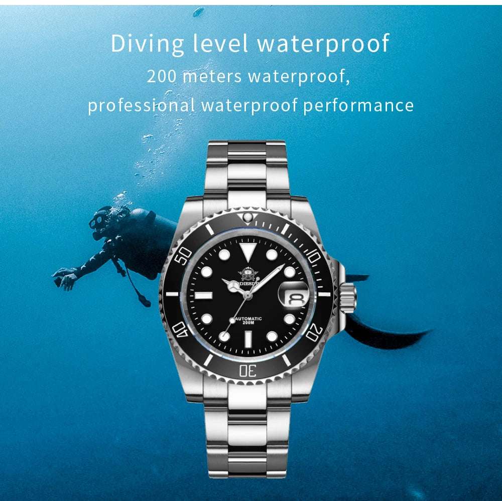 Addiesdive Submariner Homage Watches 200m Diving Super Luminous - Addiesdive | Viva Timepiece