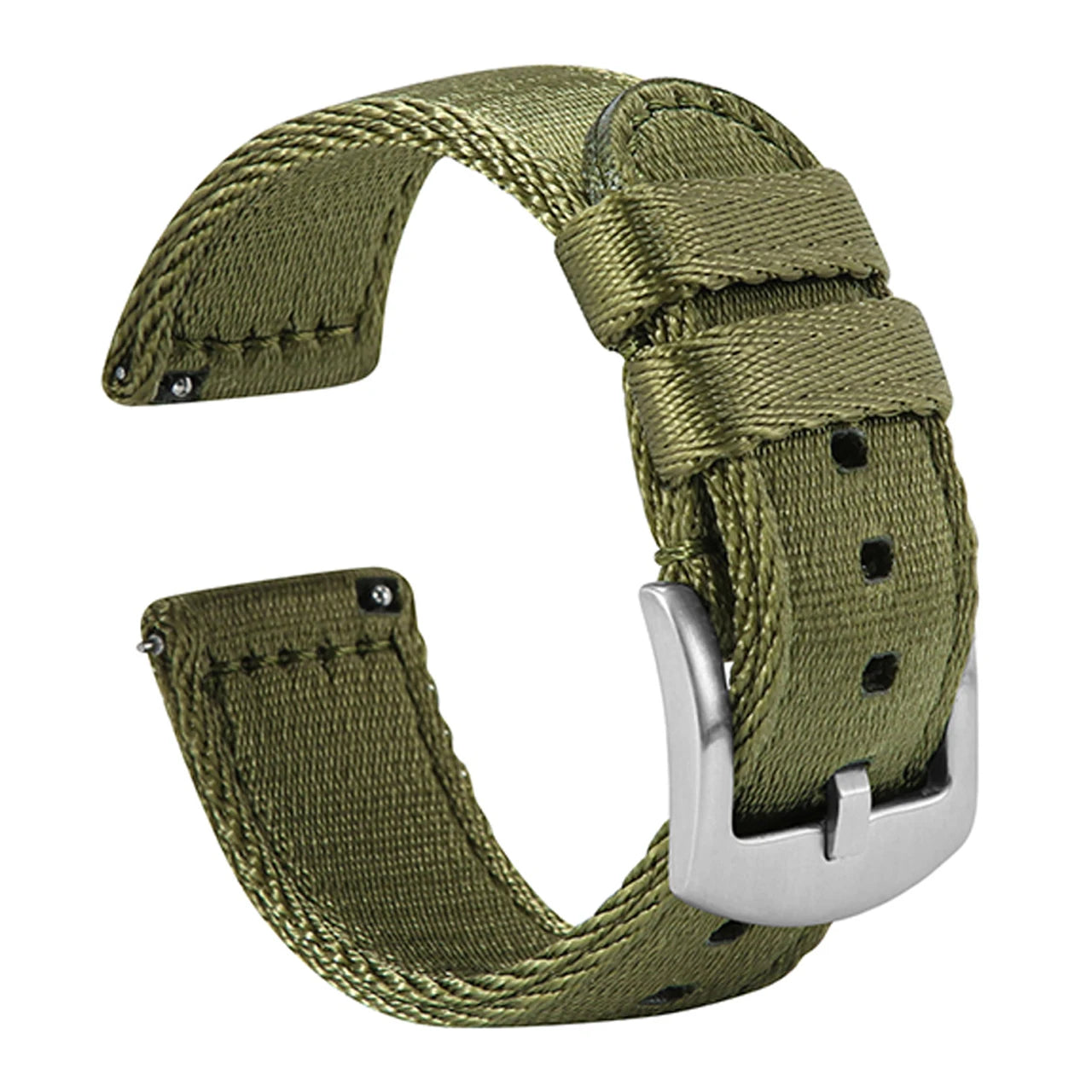 Premium Smooth Nylon Strap Quick Release Replacement Watch Bands Viva Timepiece    - 