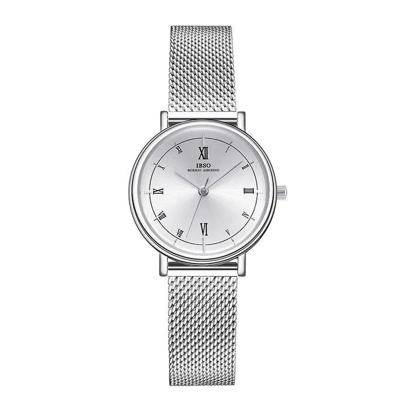 IBSO 36WA Geneva Mesh Bracelet Women Quartz Watches IBSO B3628-WE-SR-SS   - 1005001666248098-B3628-WE-SR-SS