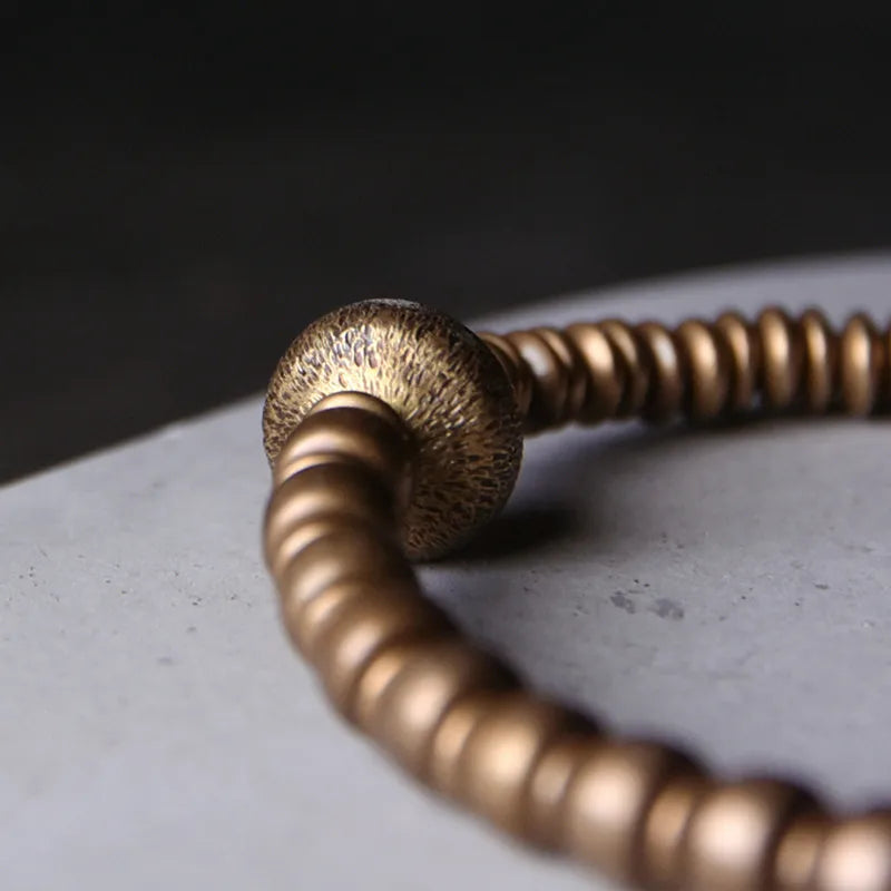 Artificial Hammered Brass Ancient Crafted Copper Bracelet