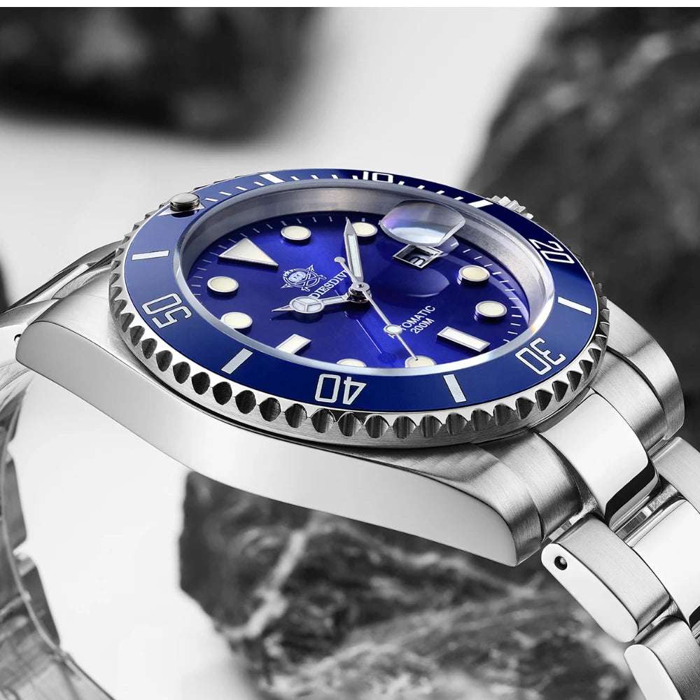 Addiesdive Submariner Homage Watches 200m Diving Super Luminous Watches - Addiesdive