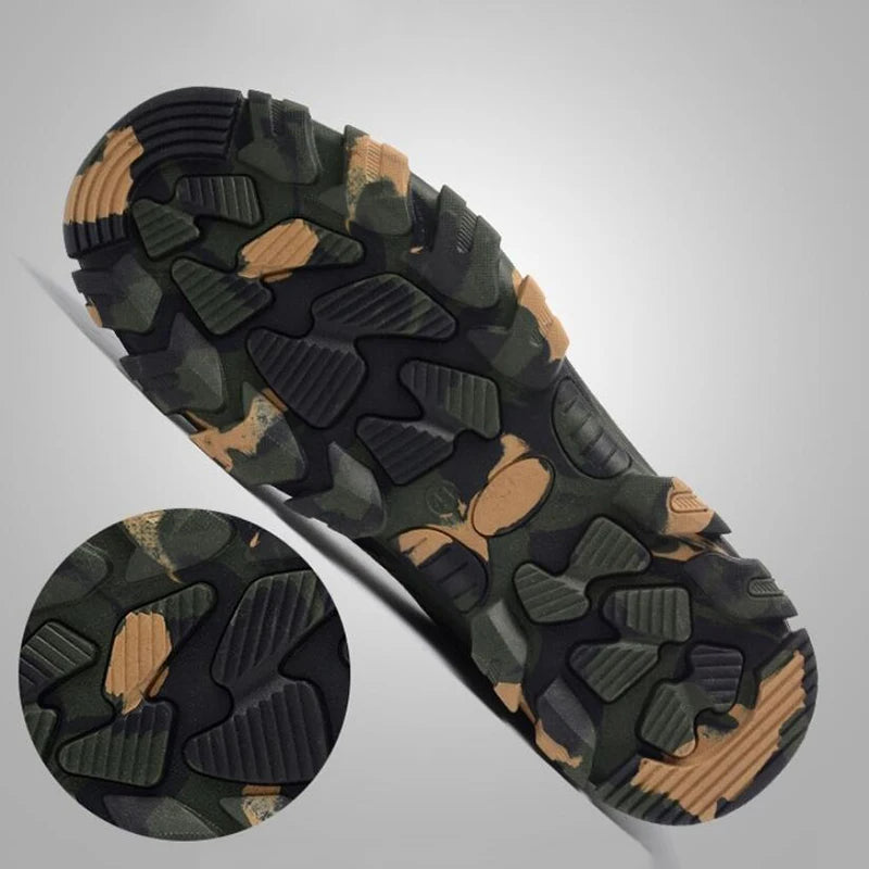 Camouflage Steel Toe Work Boots Puncture-Proof, Slip-Resistant Safety Shoes - Viva Timepiece | Viva Timepiece