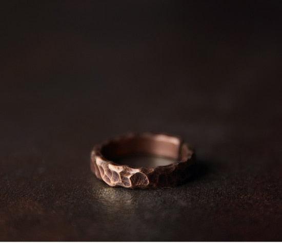 Hammered Tibetan Vintage Copper Ring - Viva Timepiece -  - 