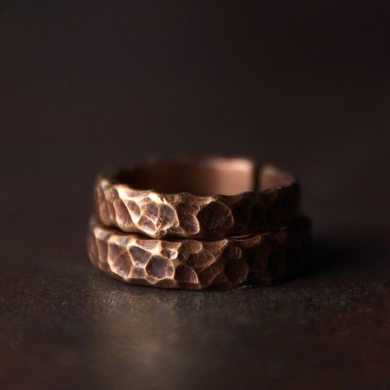 Hammered Tibetan Vintage Copper Ring - Viva Timepiece -  - 