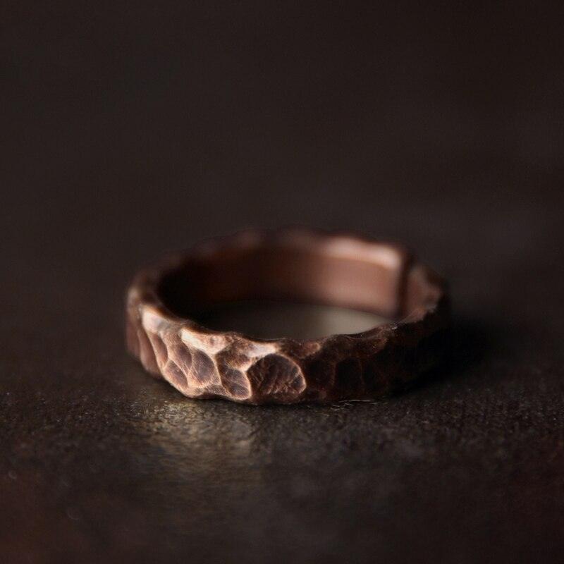 Hammered Tibetan Vintage Copper Ring - Viva Timepiece -  - 