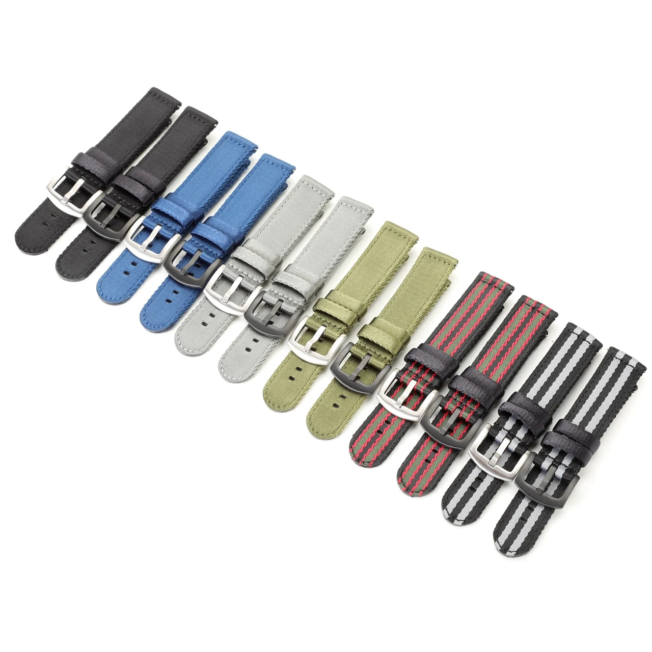 Premium Smooth Nylon Strap Quick Release Replacement Watch Bands Viva Timepiece    - 