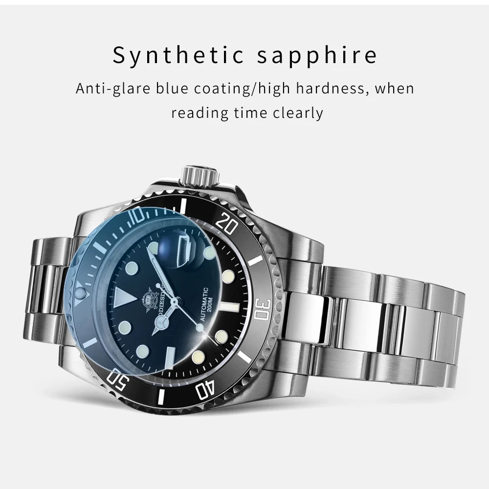 Addiesdive Submariner Homage Watches 200m Diving Super Luminous - Addiesdive | Viva Timepiece