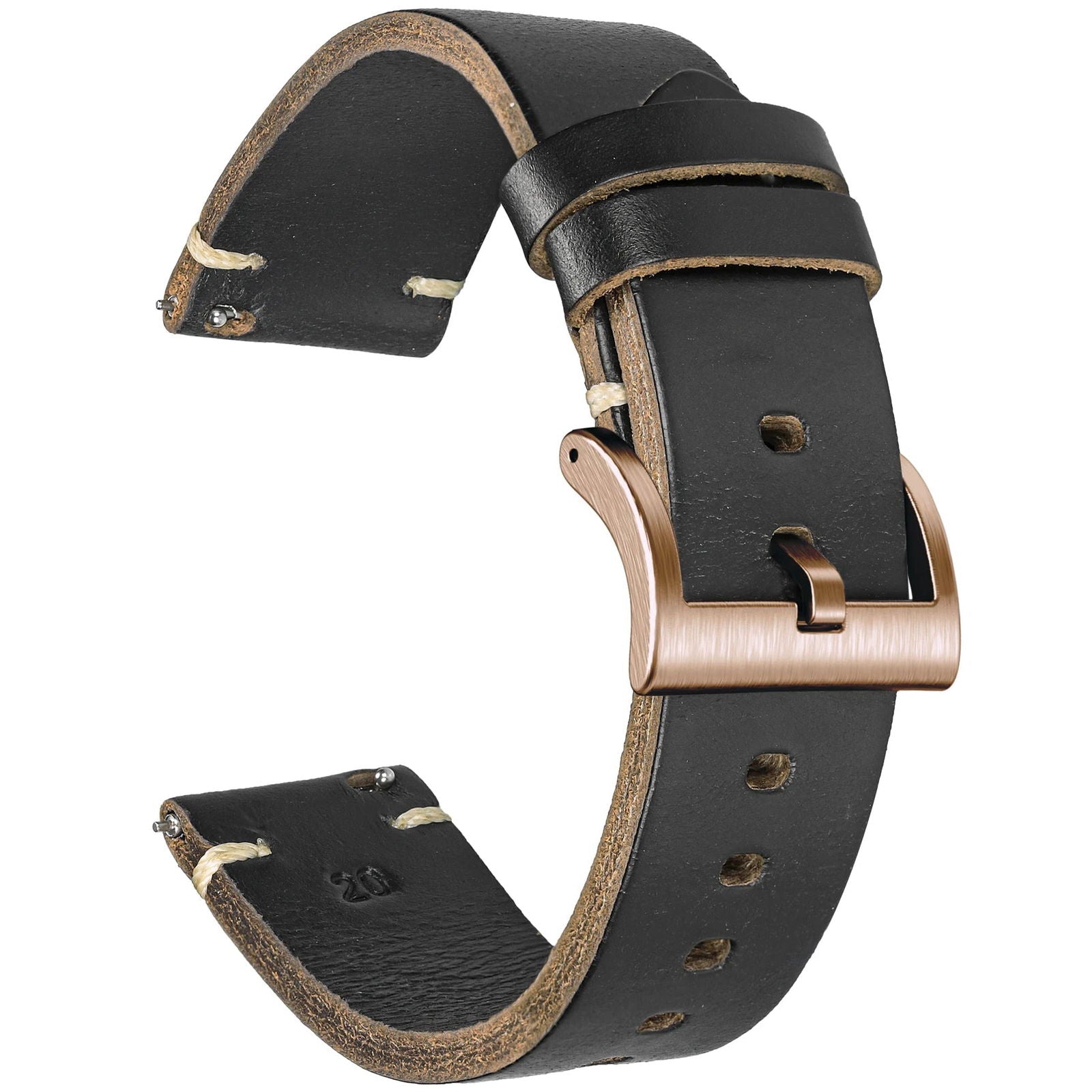 Hemsut Vintage Horween Horse Leather Quick Release Watch Straps - Viva Timepiece -  - 