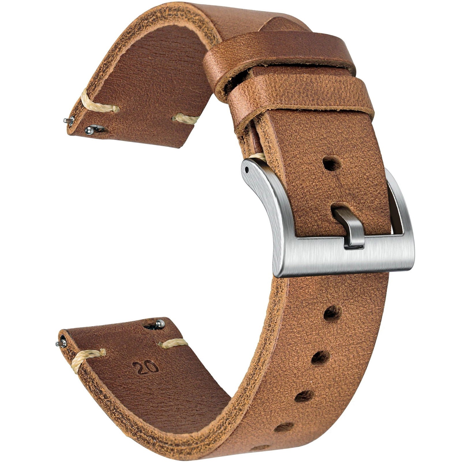 Hemsut Vintage Horween Horse Leather Quick Release Watch Straps - Viva Timepiece -  - 