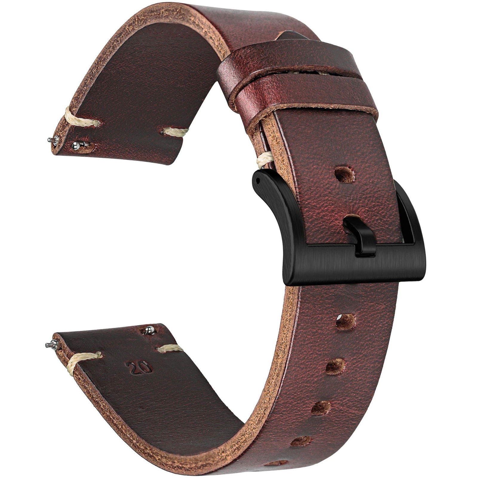 Hemsut Vintage Horween Horse Leather Quick Release Watch Straps - Viva Timepiece -  - 