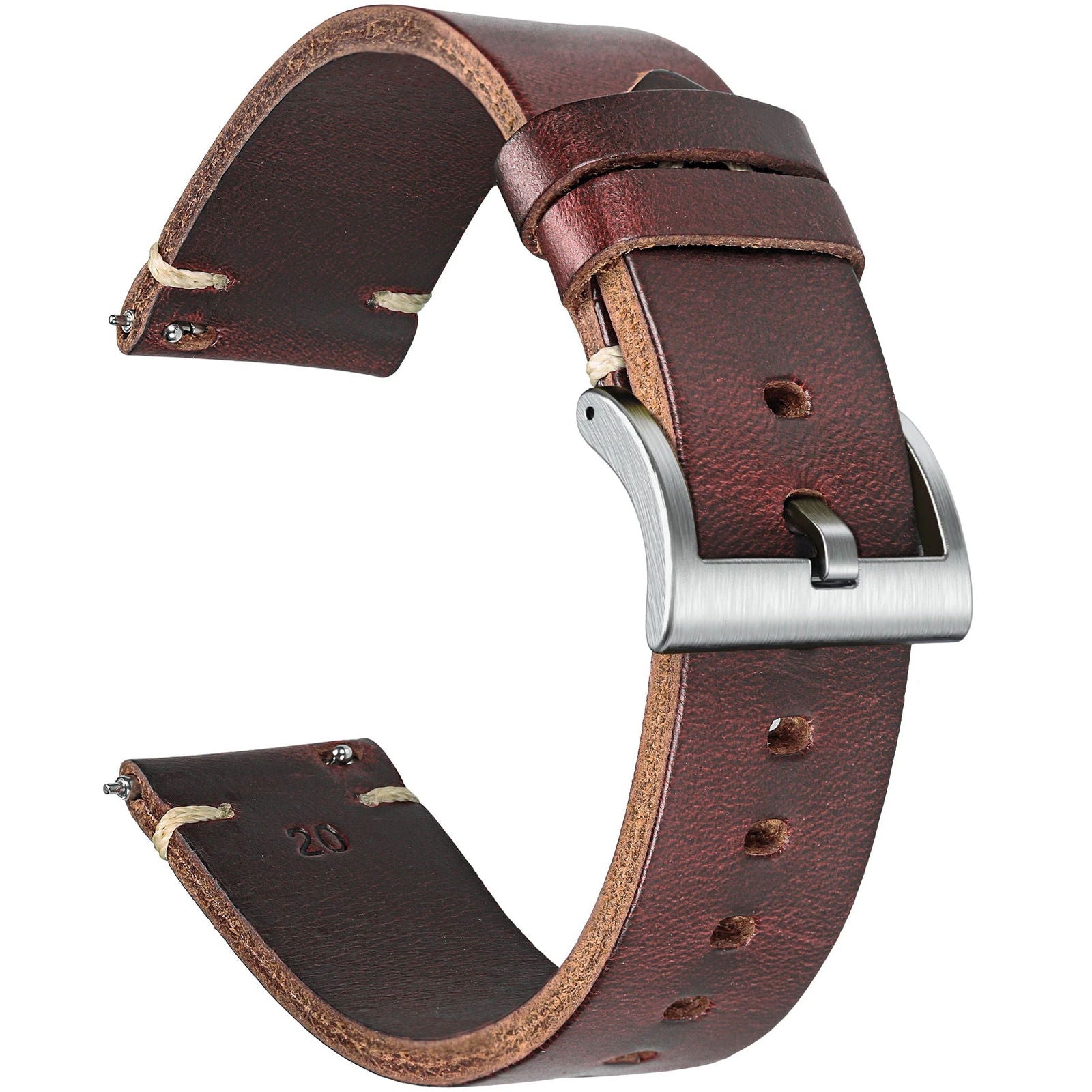 Hemsut Vintage Horween Horse Leather Quick Release Watch Straps - Viva Timepiece -  - 