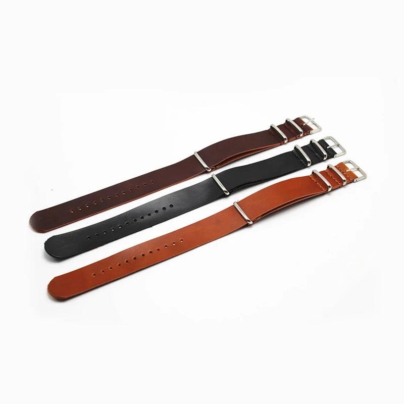 High-Quality Pu Leather ZULU Replacement Watch Strap - Viva Timepiece -  - 