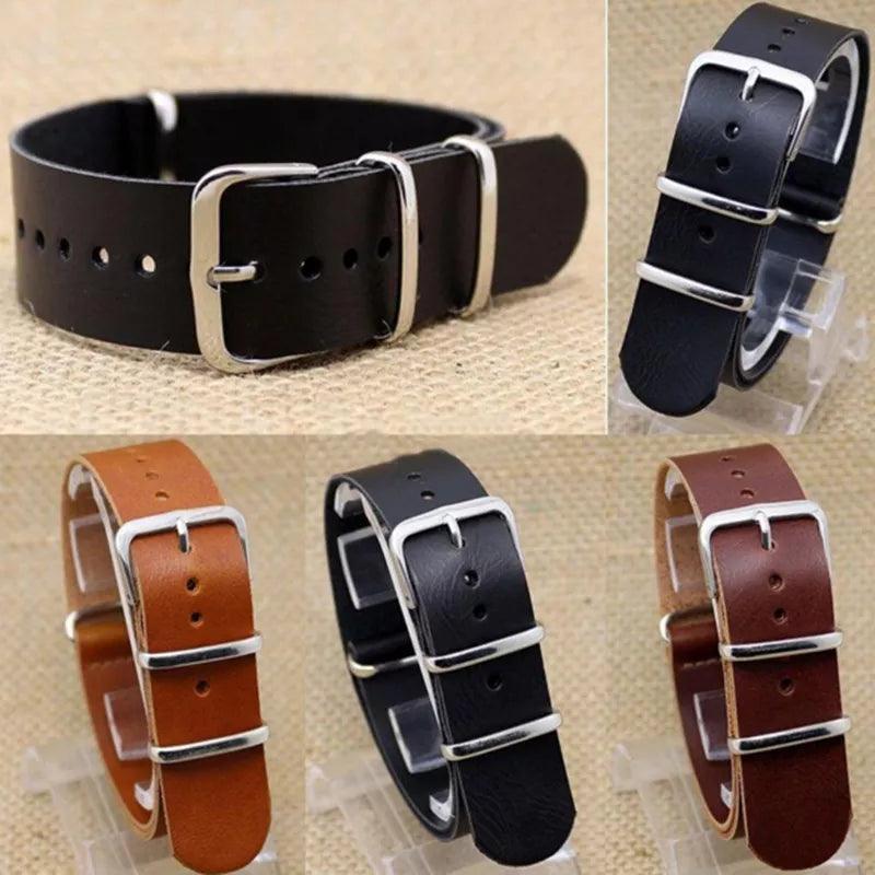 High-Quality Pu Leather ZULU Replacement Watch Strap - Viva Timepiece -  - 