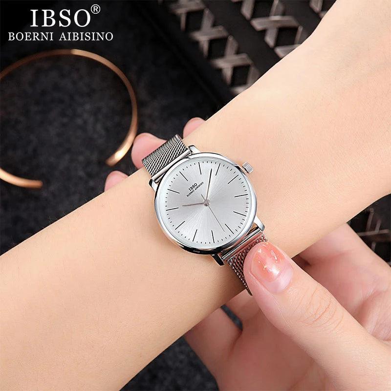 IBSO 36WA Geneva Mesh Bracelet Women Quartz Watches - Viva Timepiece -  - 