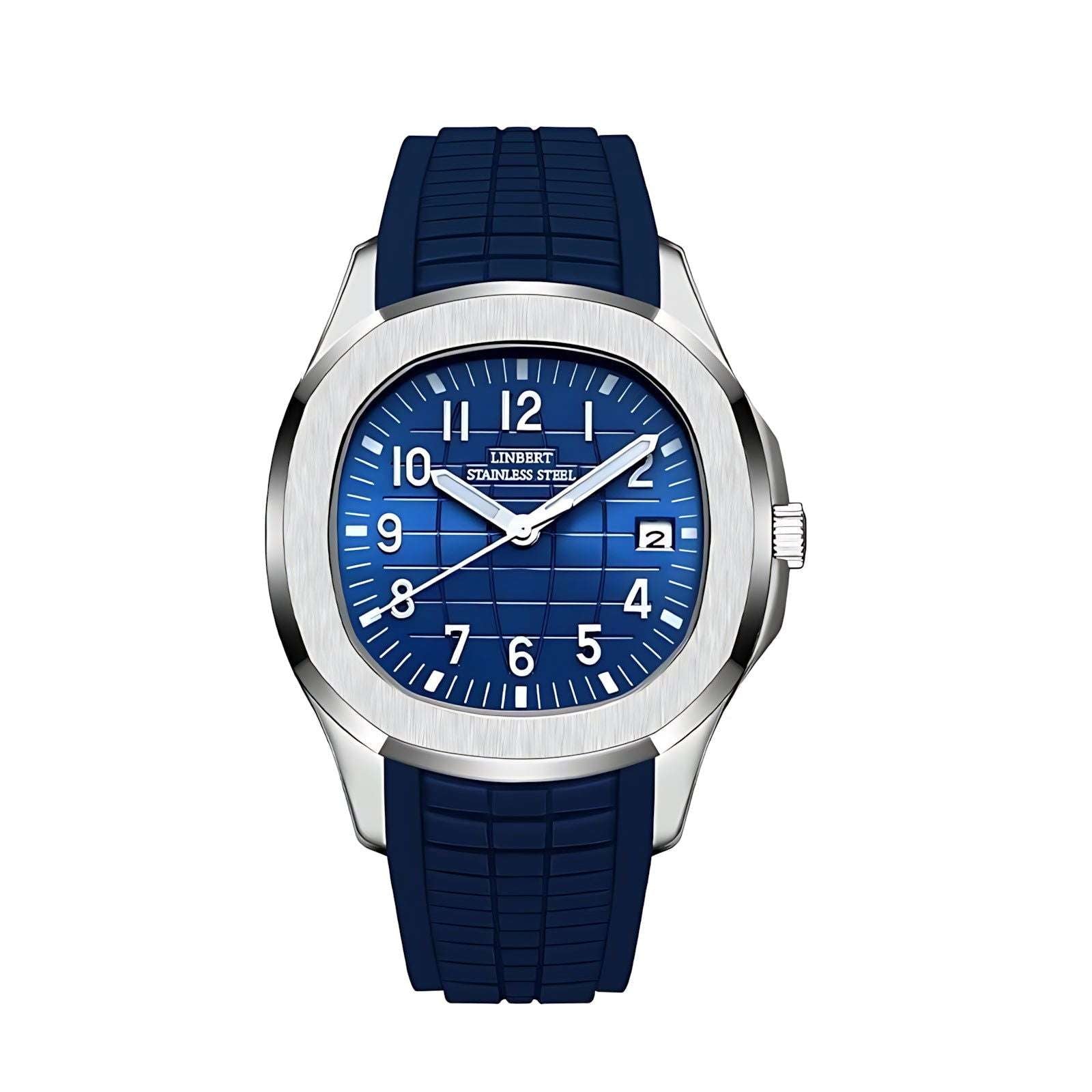 Linbert Aquanaut (Auto) Homage Watches Blue - LINBERT | Viva Timepiece