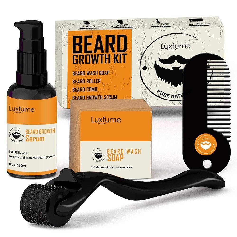 Luxfume Men Beard Roller Growth Kit Serum - Viva Timepiece -  - 