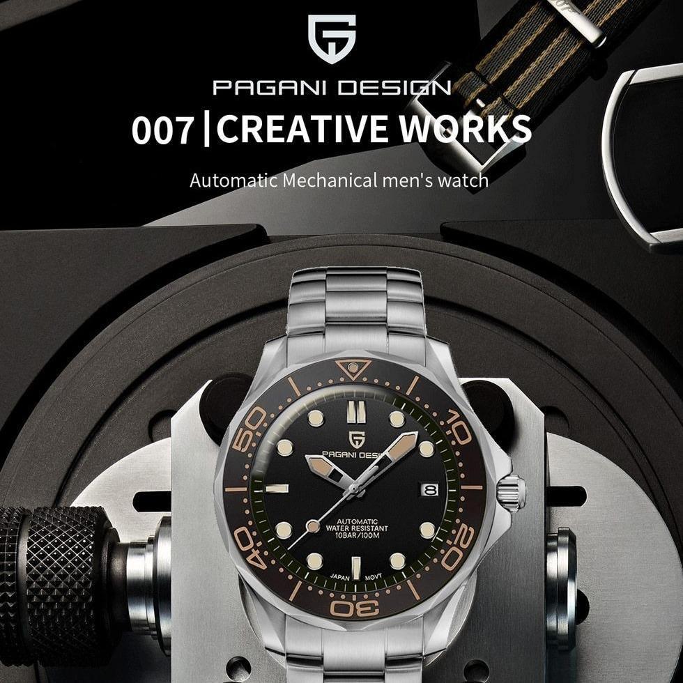 Pagani Design 007 Seamaster Diving Edition Homage Watches - Viva Timepiece -  - 