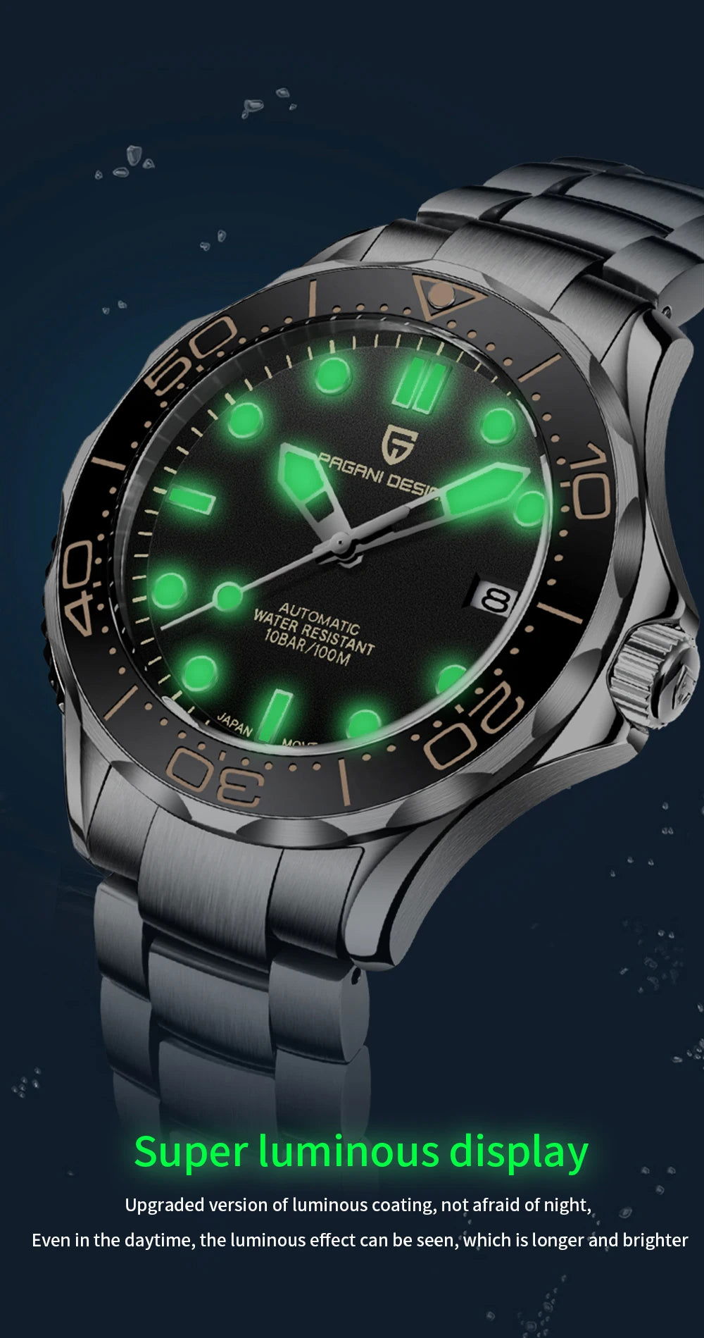 Pagani Design 007 Seamaster Diving Edition Homage Watches - Viva Timepiece -  - 